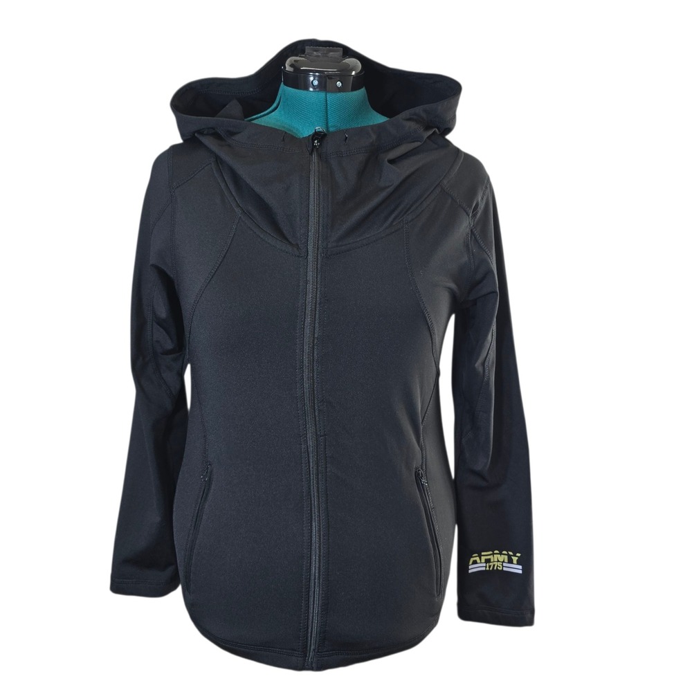 Army Performance Full Zip Hooded Jacket Womens‎ Medium Running Activewear